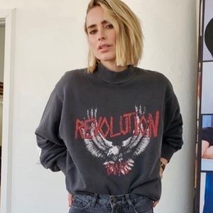 Anine Bing Revolution Sweatshirt Size XS